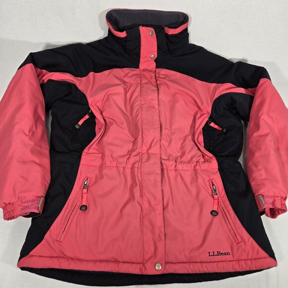 Vintage L.L.Bean Y2K Barbie INSULATION PRIMALOFT Winter Jacket Women Size M REG. - Picture 5 of 17